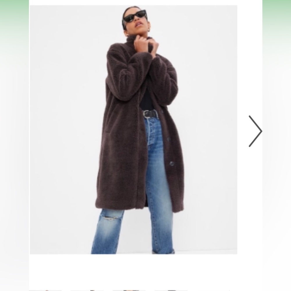 NWT Gap Long Sherpa Coat